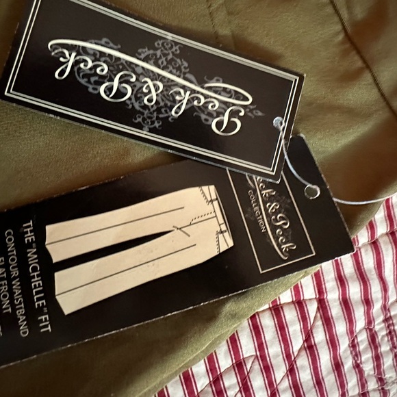 Peck & Peck Olive Ankle Pants - Picture 3 of 5